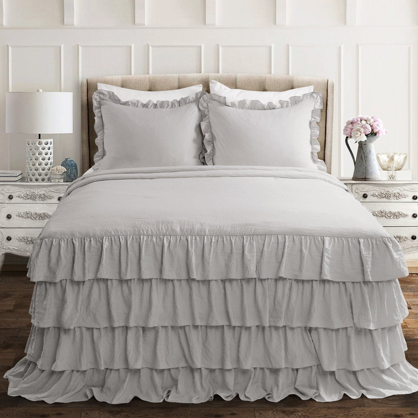 Allison Ruffle Skirt Bedspread Set