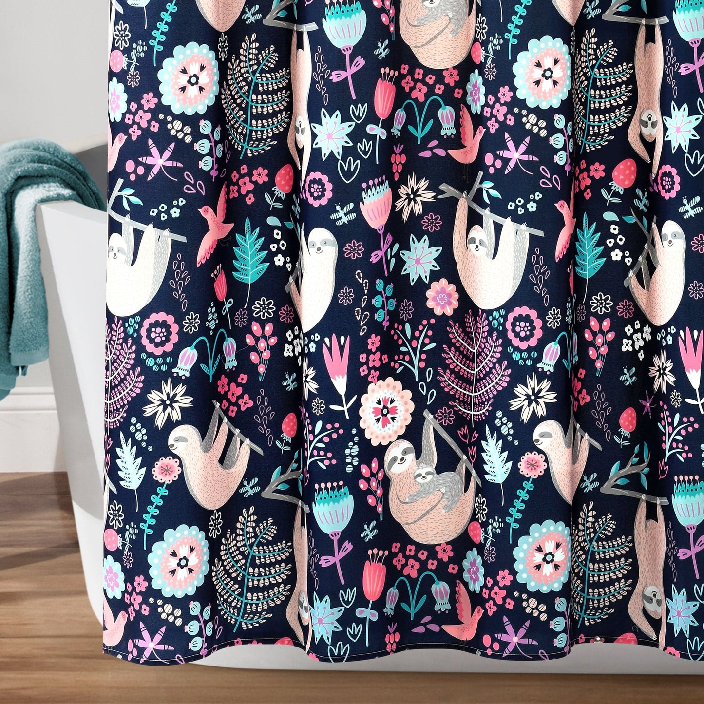 Hygge Sloth Shower Curtain