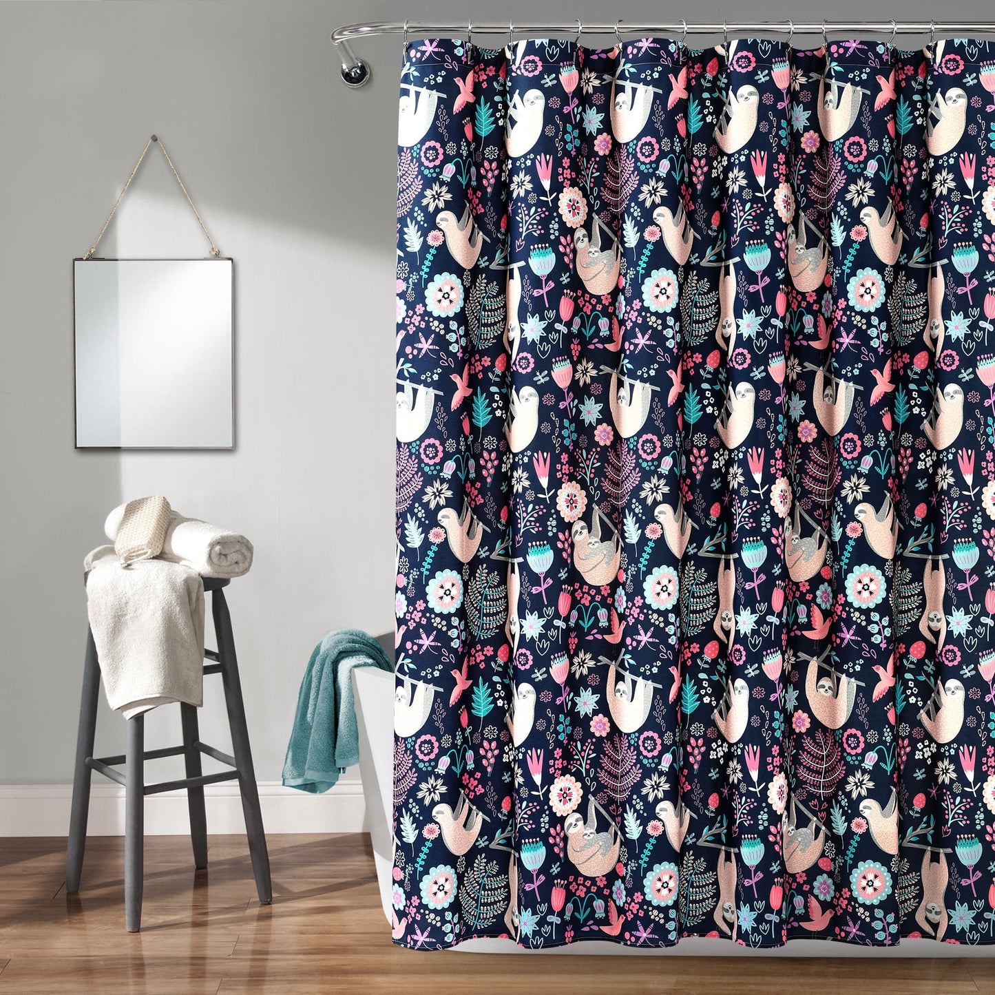 Hygge Sloth Shower Curtain