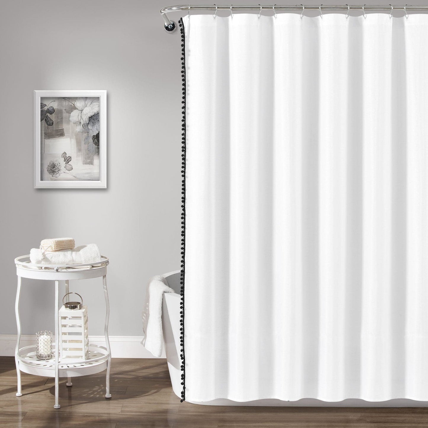 Pom Pom Shower Curtain