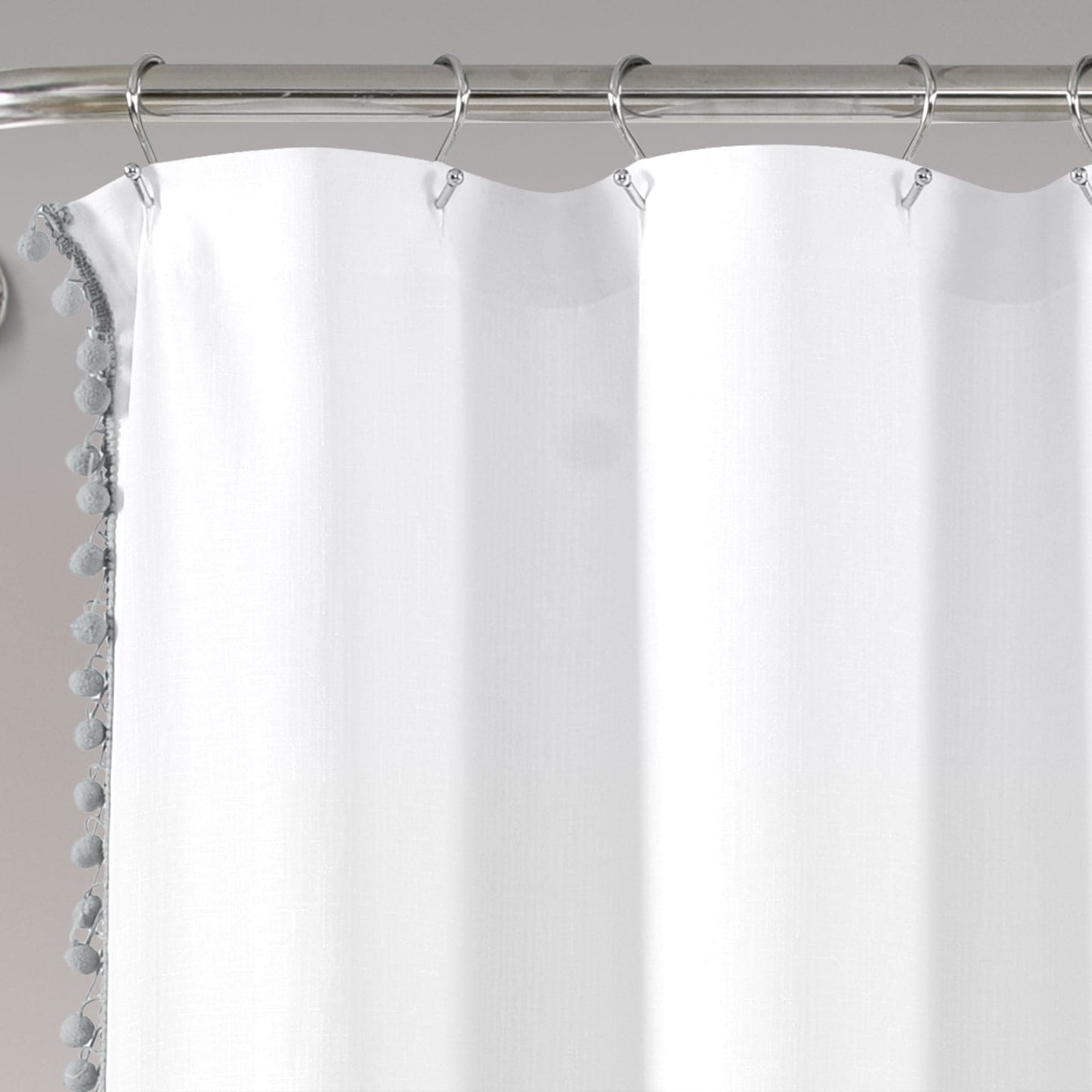 Pom Pom Shower Curtain