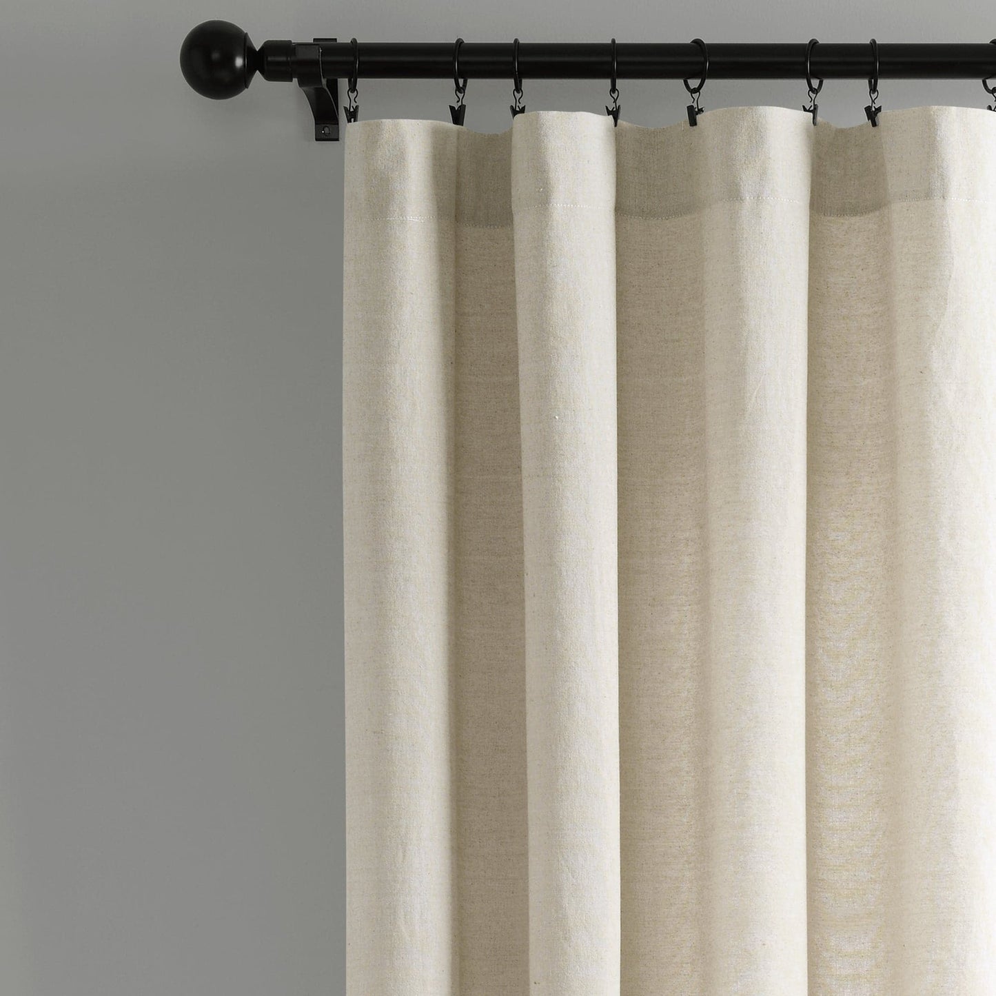 Nantucket Yarn Dyed Cotton Tassel Fringe Window Curtain Panel Set