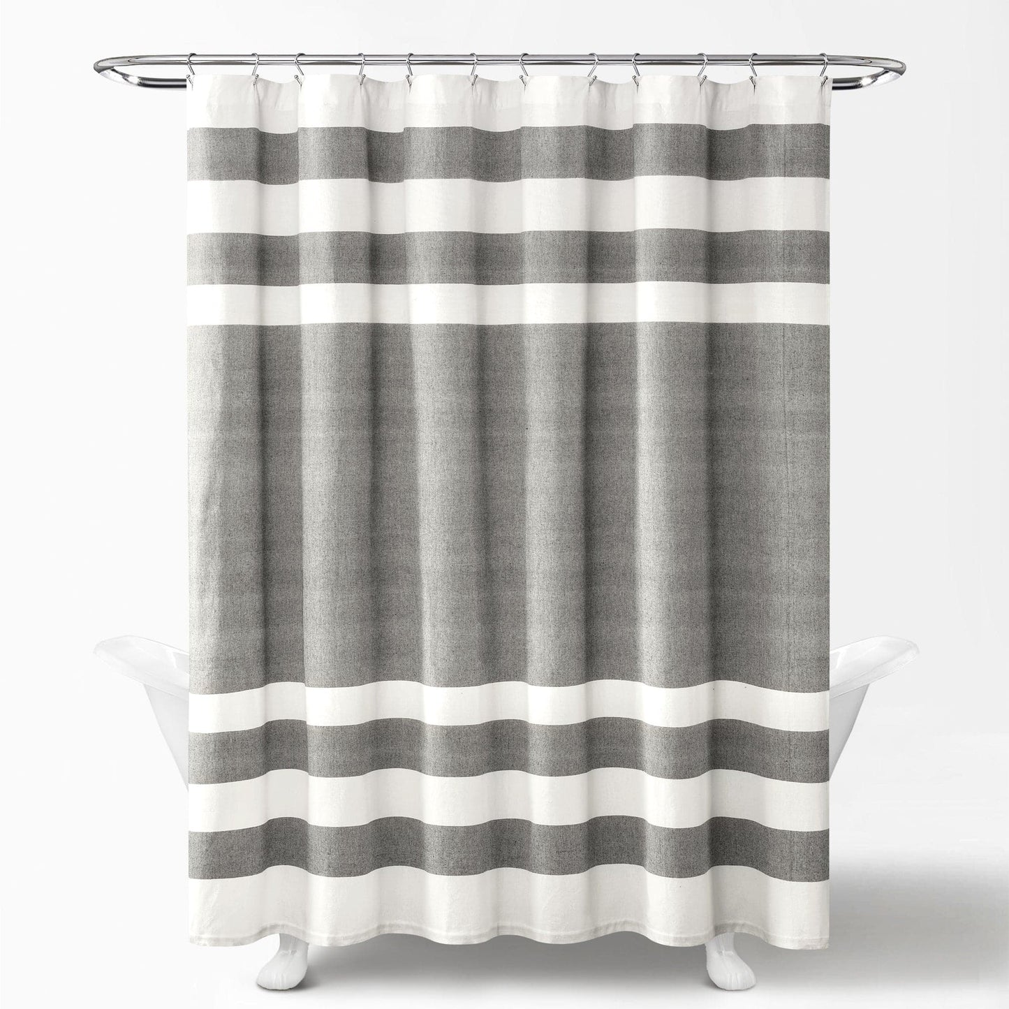 Cape Cod Stripe Yarn Dyed Cotton Shower Curtain