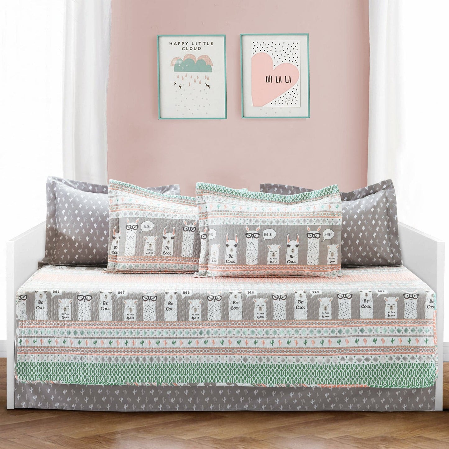 Llama Stripe 6 Piece Daybed Cover Set