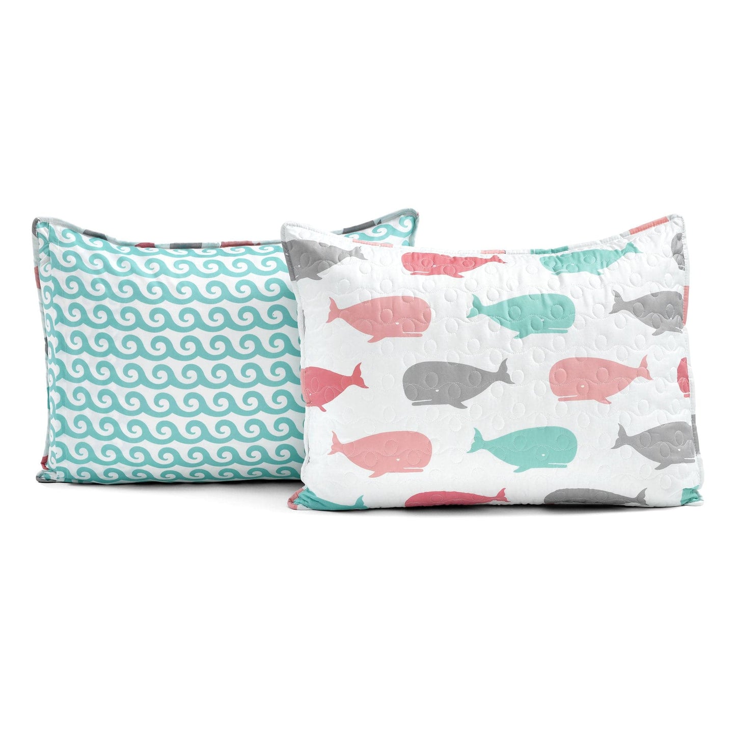 Whale Quilt 4 Piece Set Twin Size