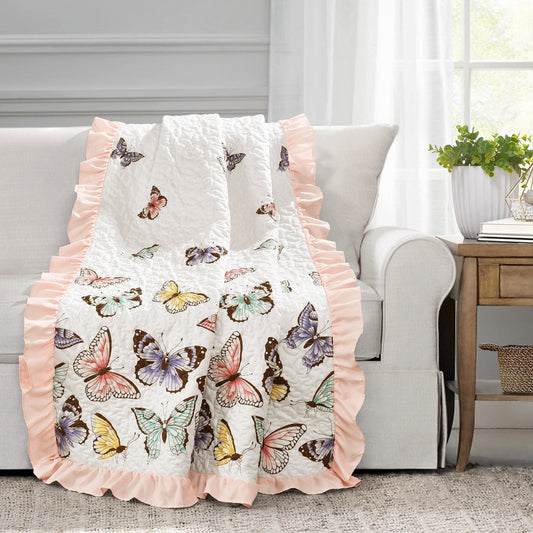 Flutter Butterfly Throw