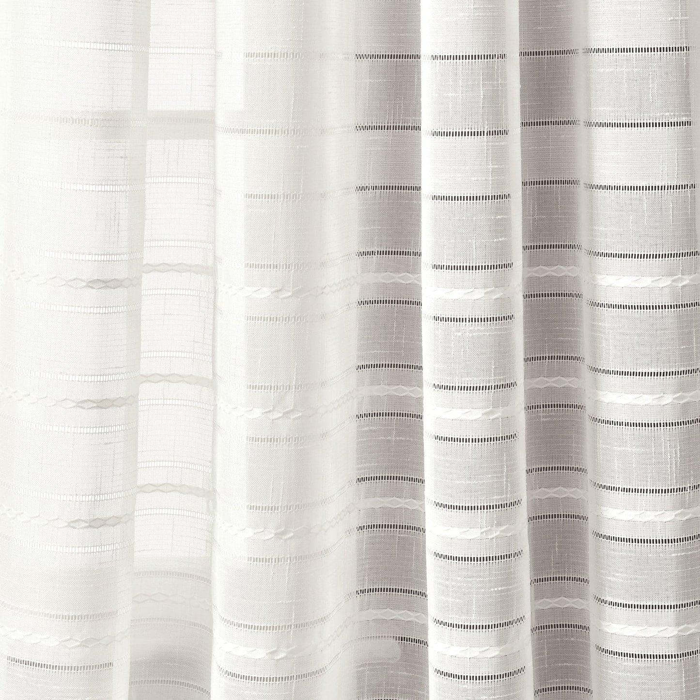 Bridie Grommet Sheer Window Curtain Panel Set