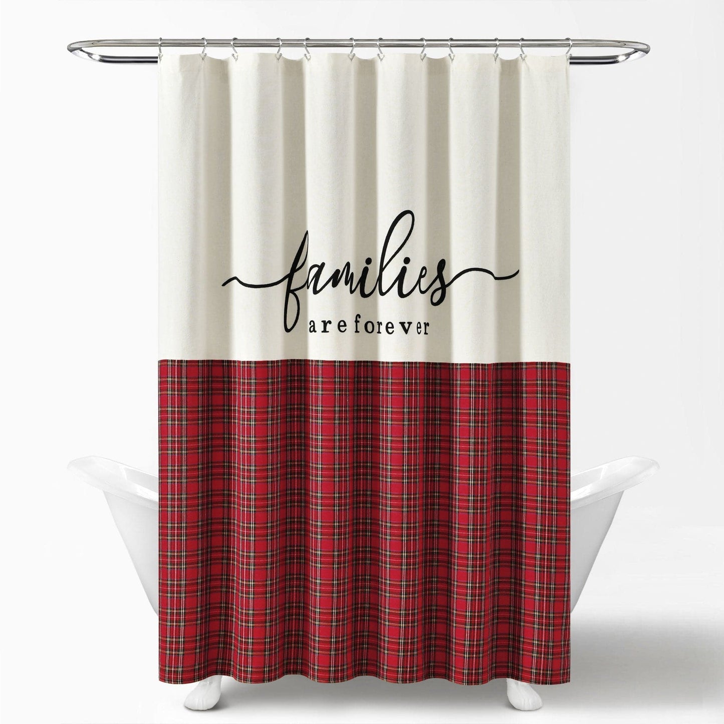 Families Are Forever Shower Curtain