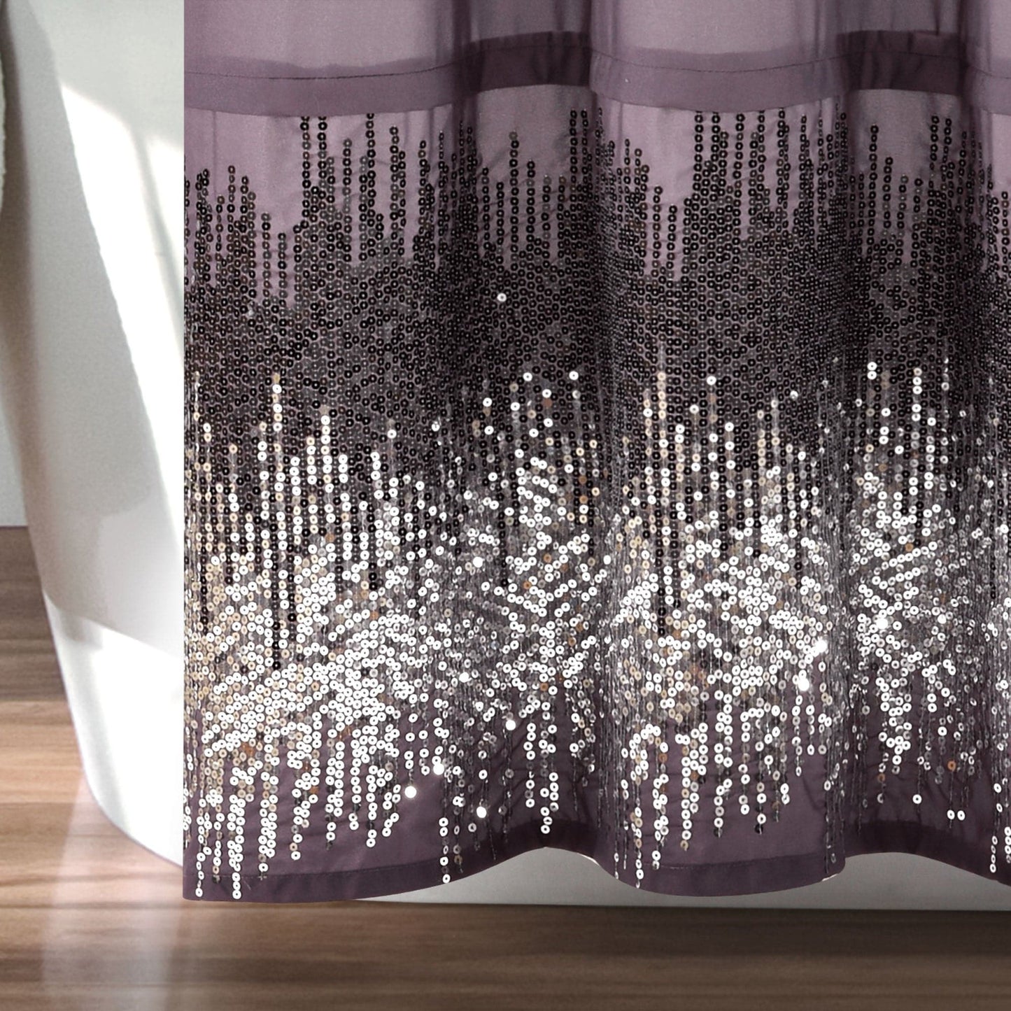 Shimmer Sequins Shower Curtain