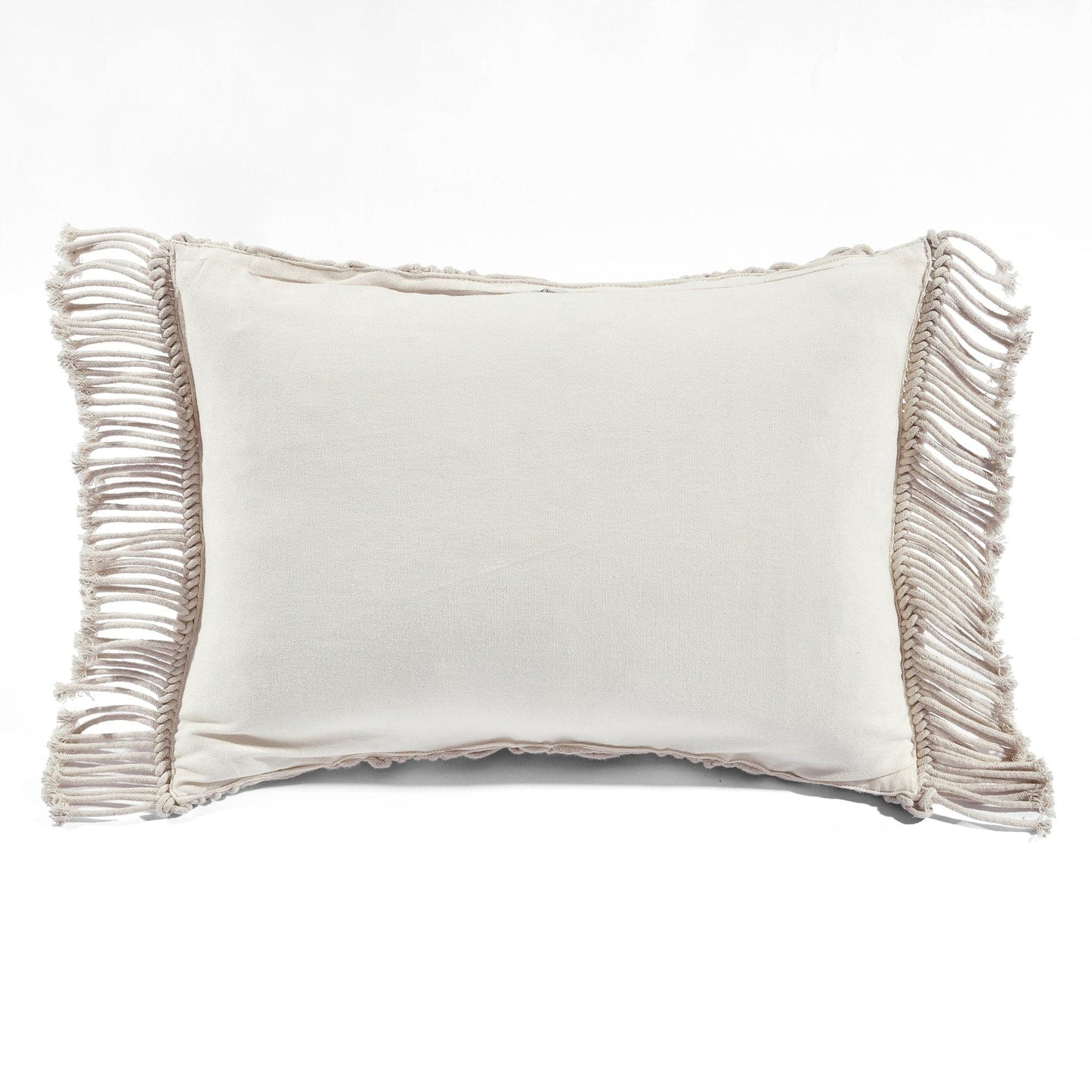 Studio Chevron Macrame Decorative Pillow