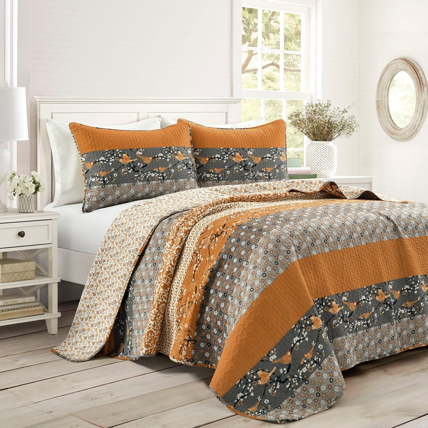 Royal Empire 3 Piece Quilt Set