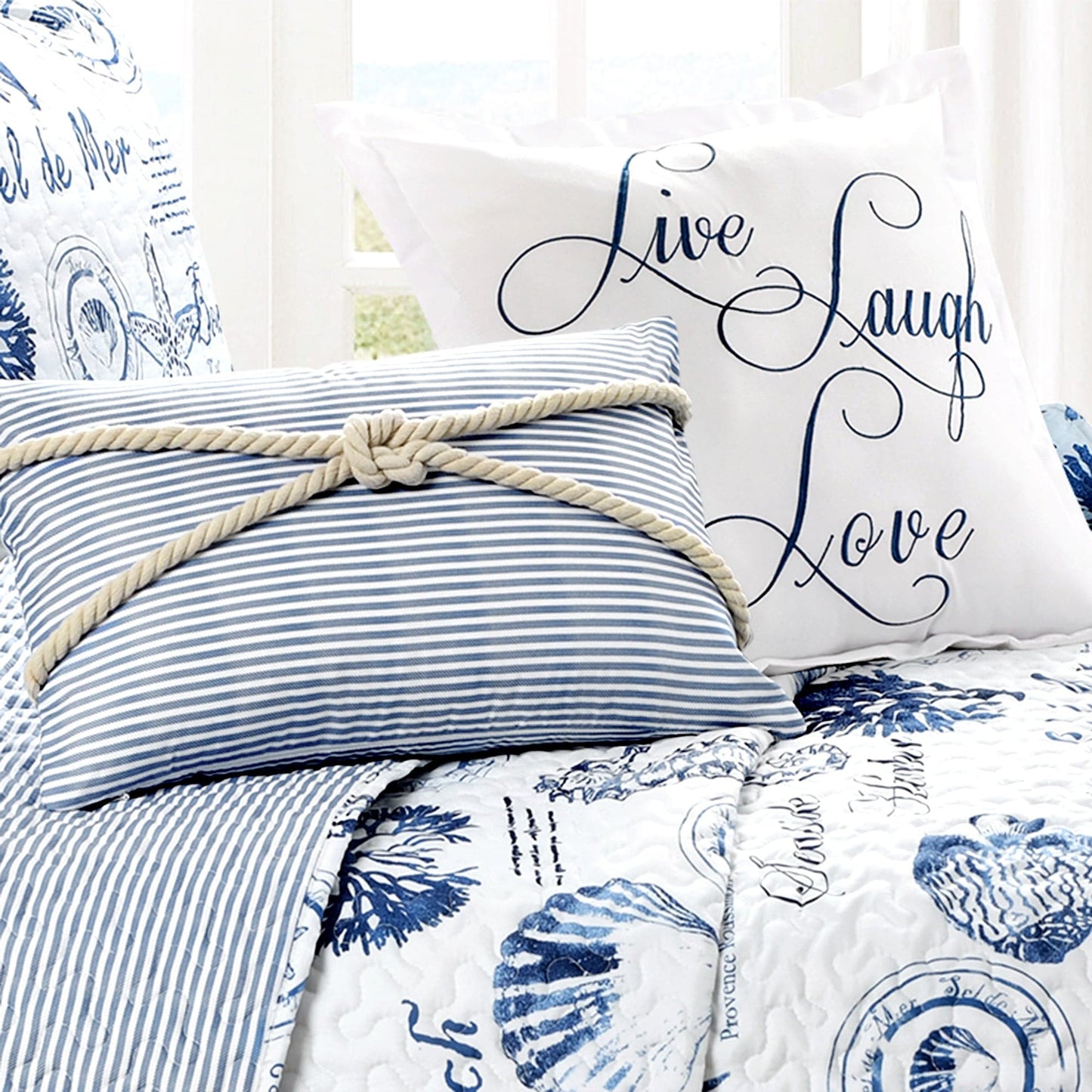 Harbor Life Reversible Quilt Set