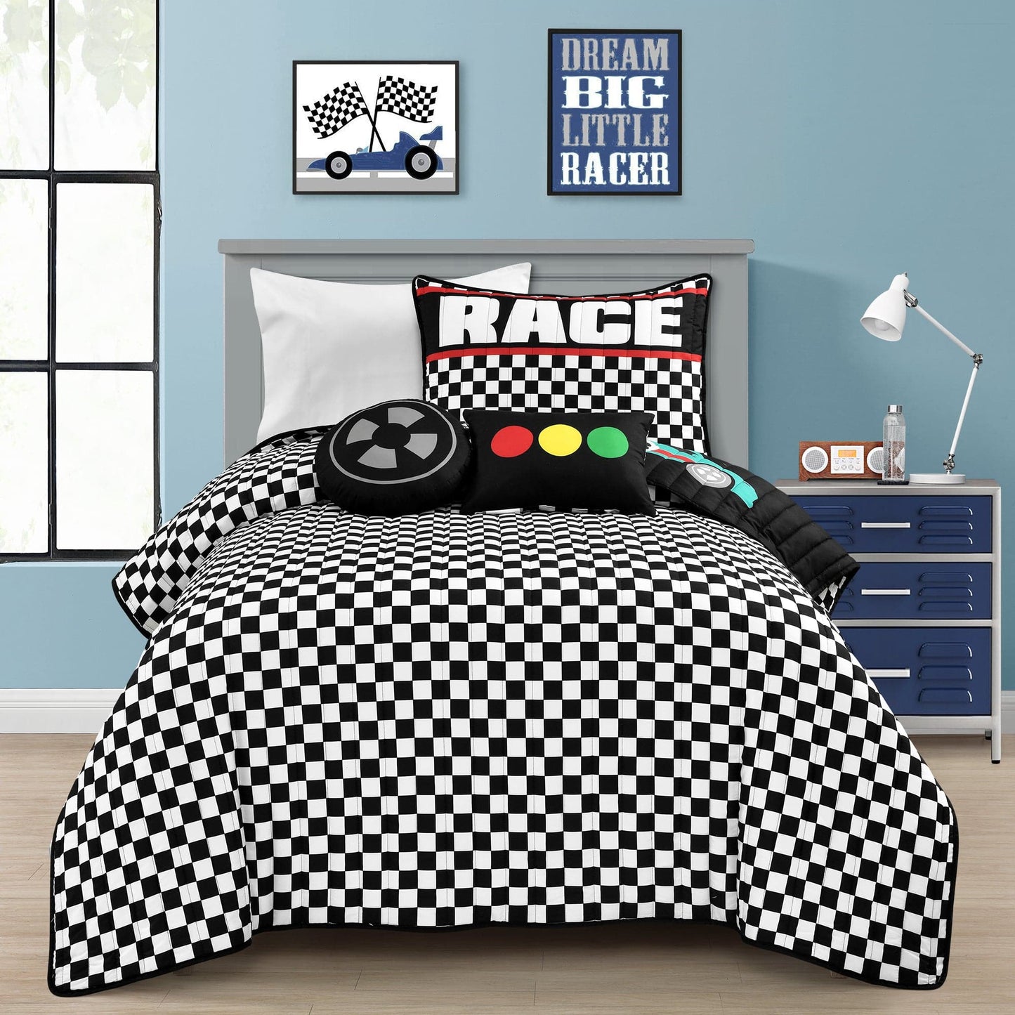 Racing Cars Quilt Set