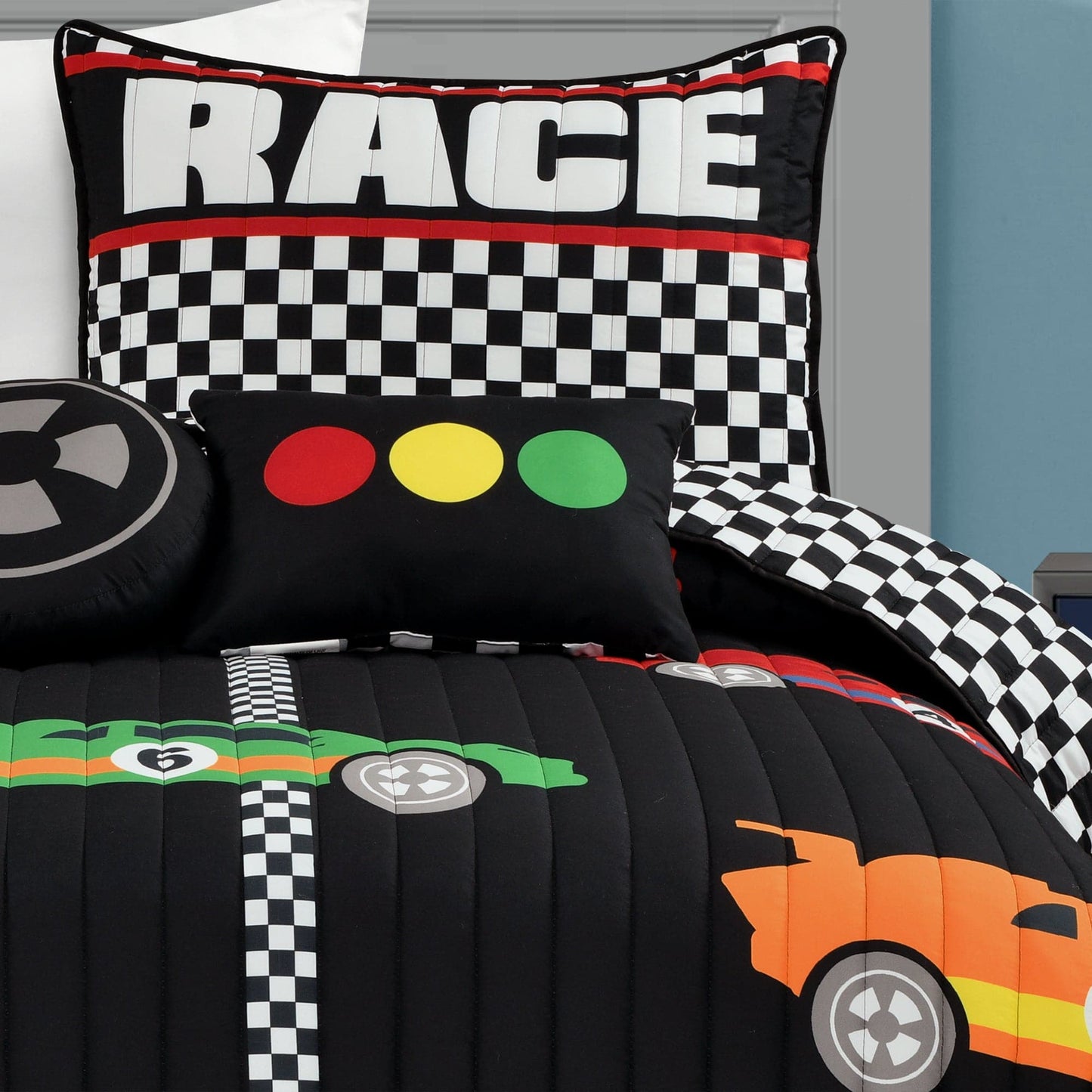 Racing Cars Quilt Set