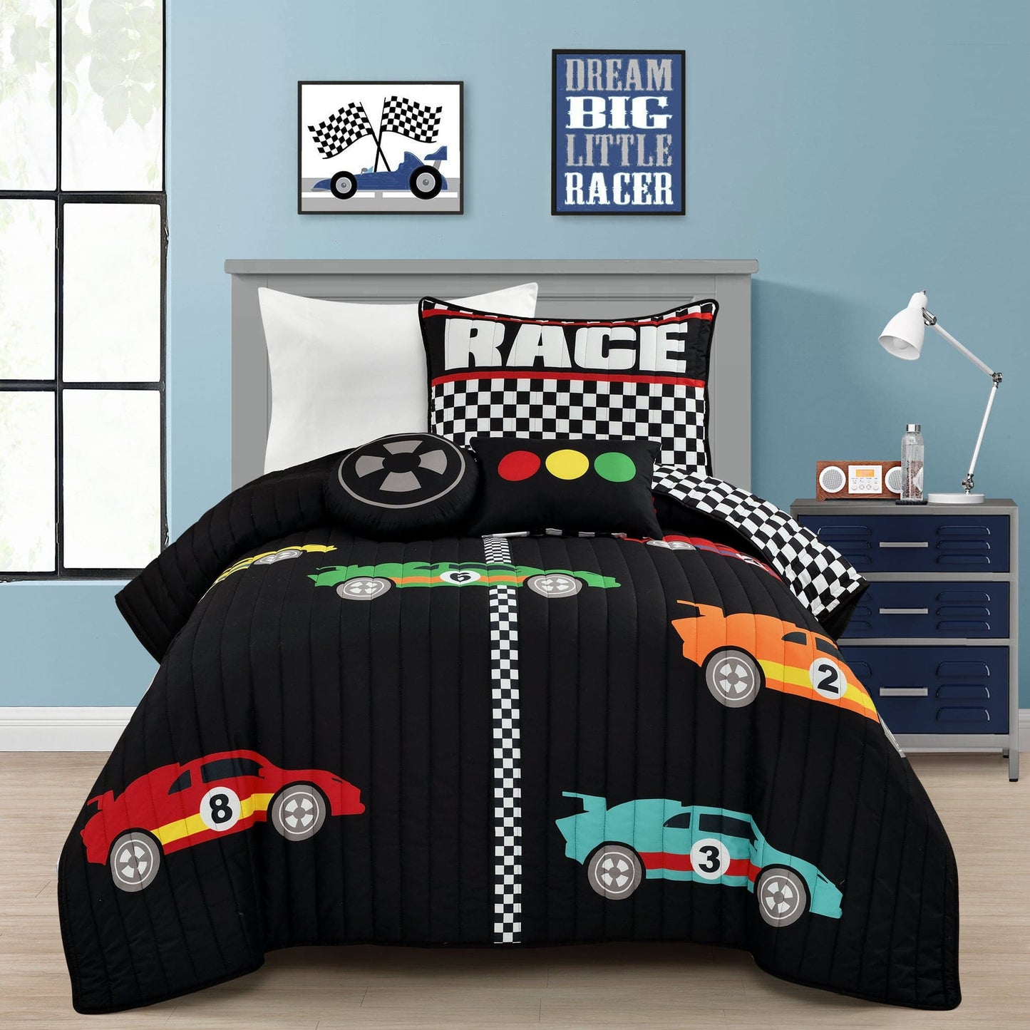 Racing Cars Quilt Set