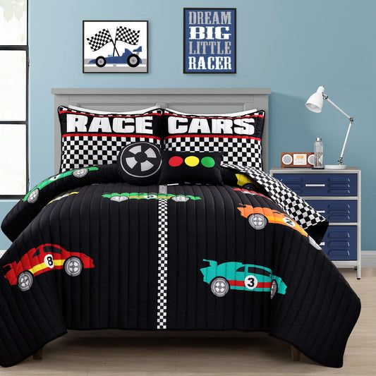 Racing Cars Quilt Set