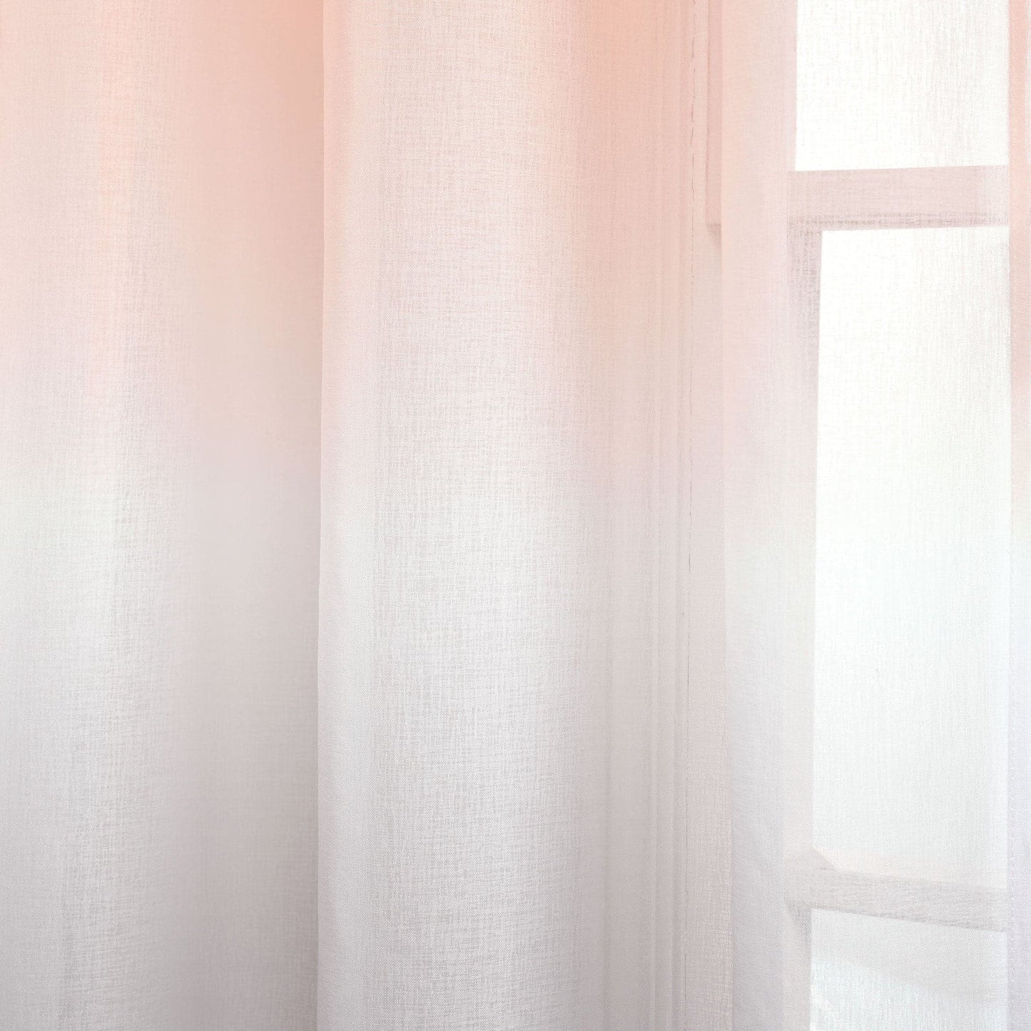 Umbre Fiesta Sheer Window Curtain Panel Set