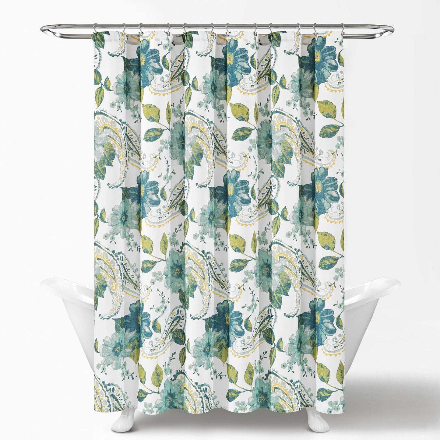 Floral Paisley Shower Curtain