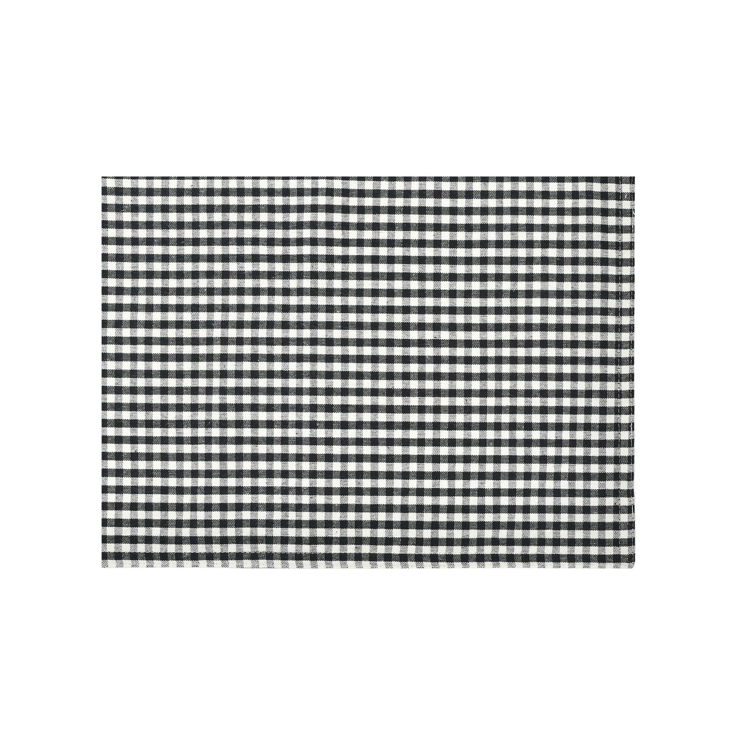 Gingham Check Yarn Dyed Placemat 4-Pack Set