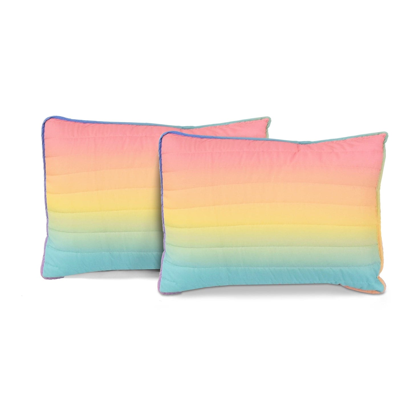 Rainbow Ombre Quilt Set