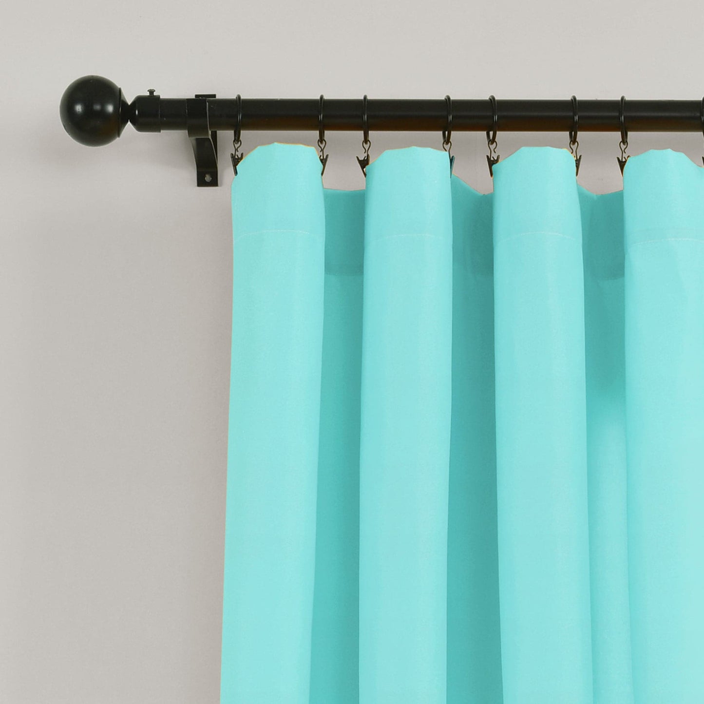 Glitter Ombre Metallic Print Window Curtain Panel Set