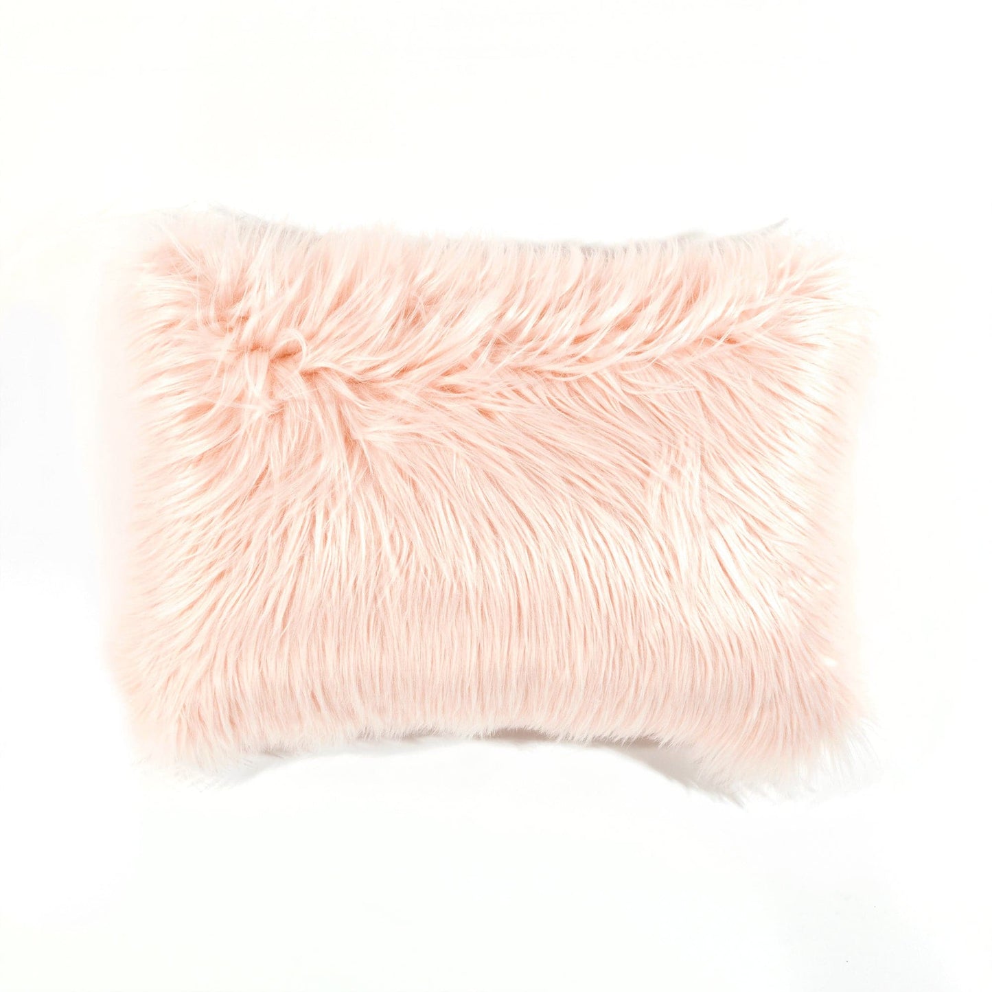 Mongolian Luca Soft Faux Fur Decorative Pillow Cover