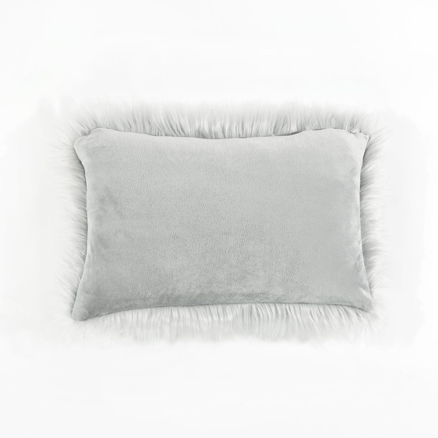 Mongolian Luca Soft Faux Fur Decorative Pillow Cover