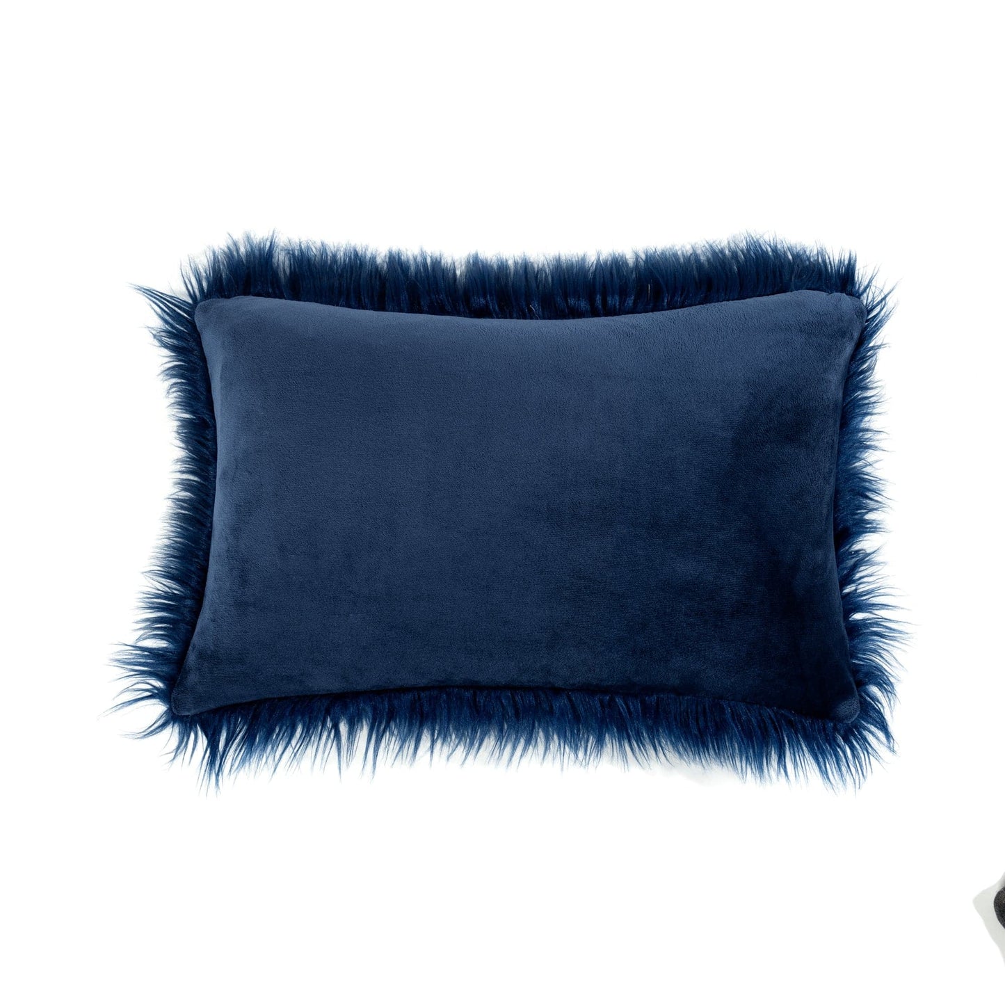 Mongolian Luca Soft Faux Fur Decorative Pillow Cover