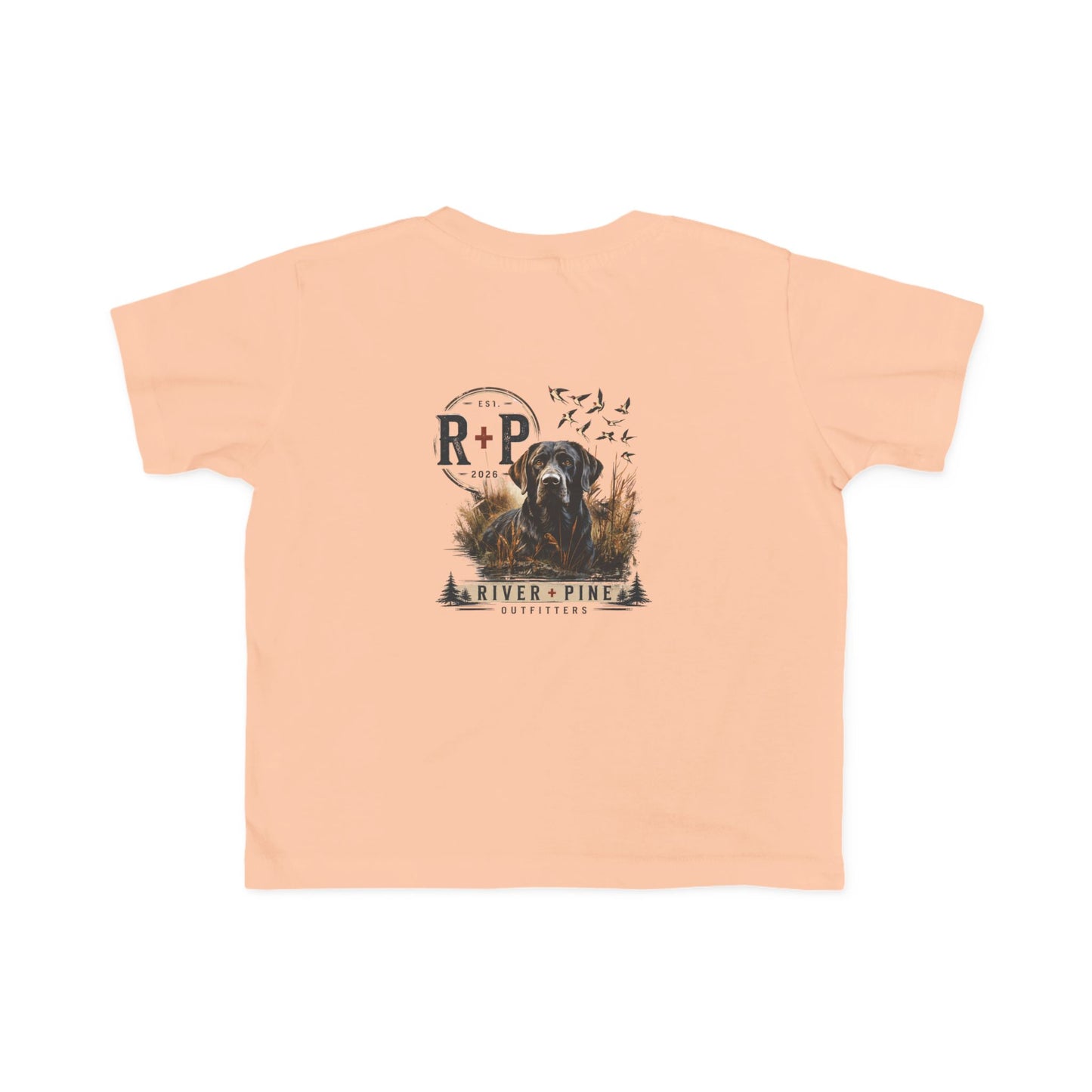 River & Pine Black Dog in Reeds Toddler Graphic Tee (R+P)