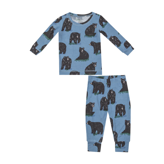 L/S Loungewear Set - Black Bears