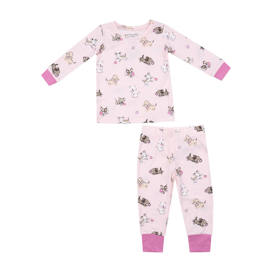 L/S Loungewear Set - Fluffy Puppies