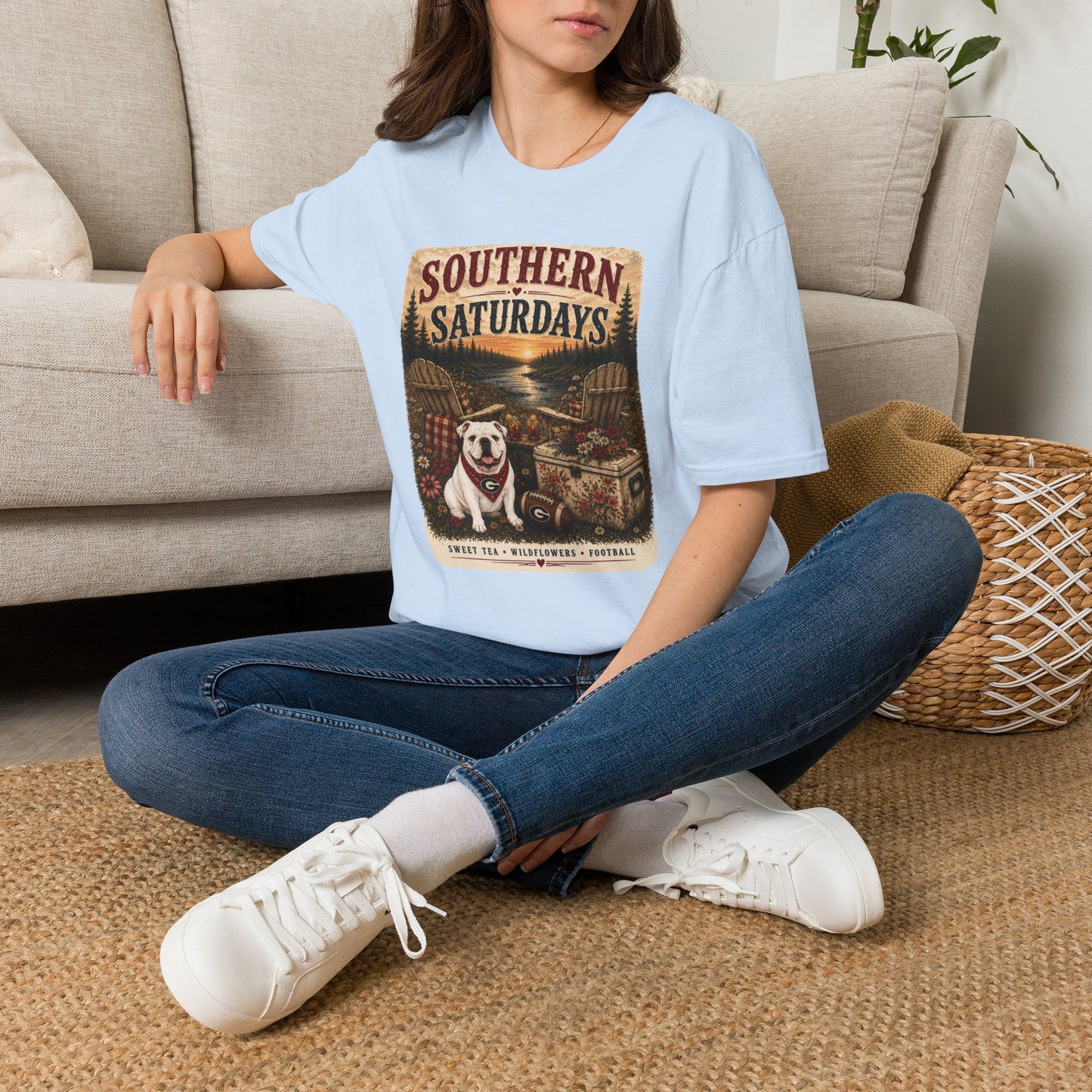 River + Pine - Southern Saturdays Womens UGA Tee
