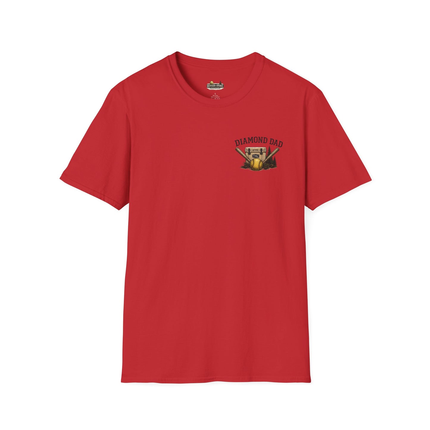 River + Pine - Diamond Dad Tee - Cooler Bats, & Softballs