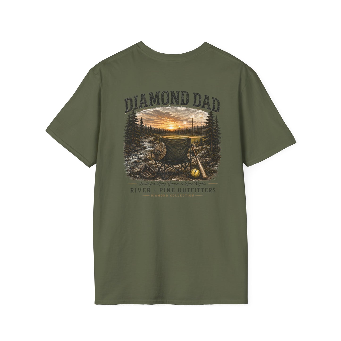 River + Pine - Diamond Dad  T-Shirt