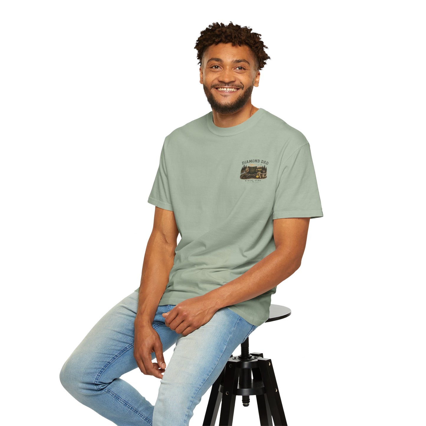 River + Pine Comfort Colors - Diamond Dad Tee