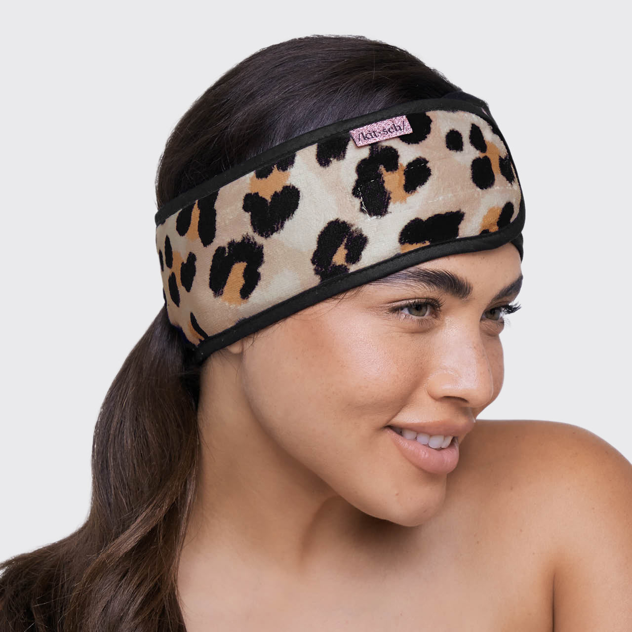 Microfiber Spa Headband - Leopard