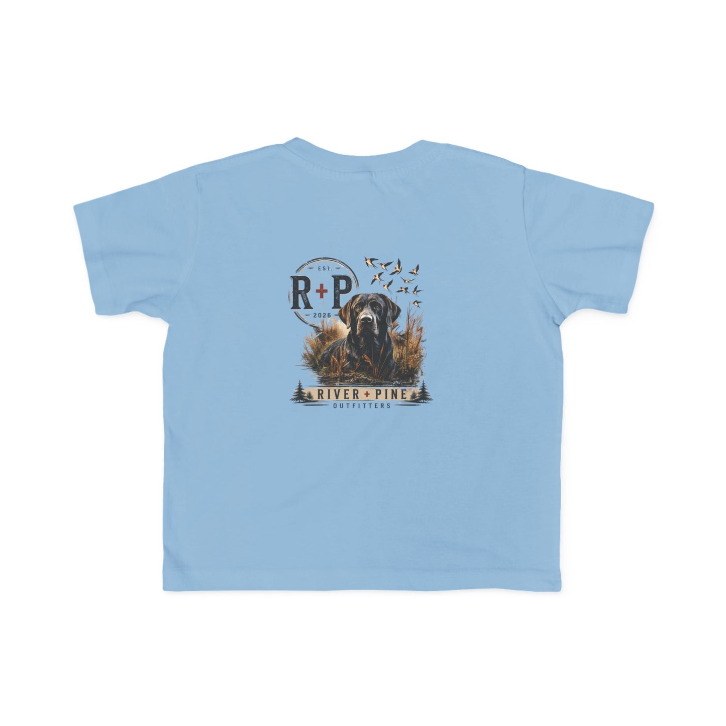 River & Pine Black Dog in Reeds Toddler Graphic Tee (R+P)