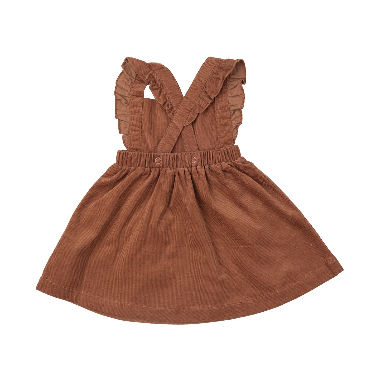 Pinafore Dress - Amber Brown