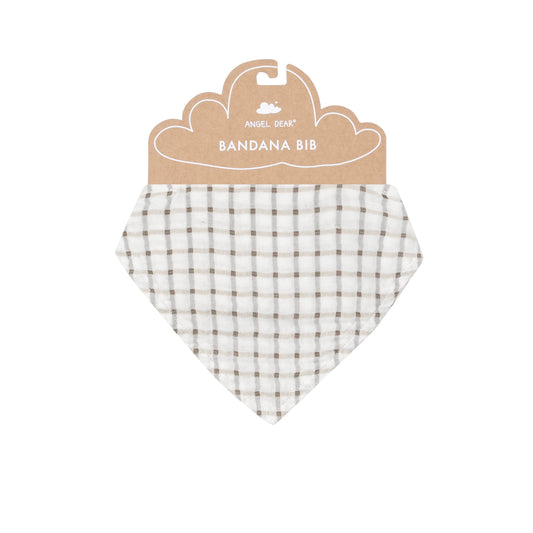 Bandana Bib - Cozy Plaid