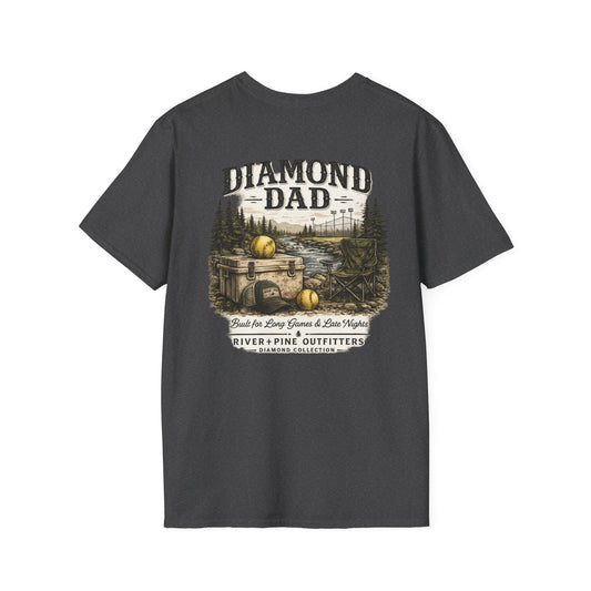 River + Pine - Diamond Dad T-Shirt – Vintage Cooler and Softballs