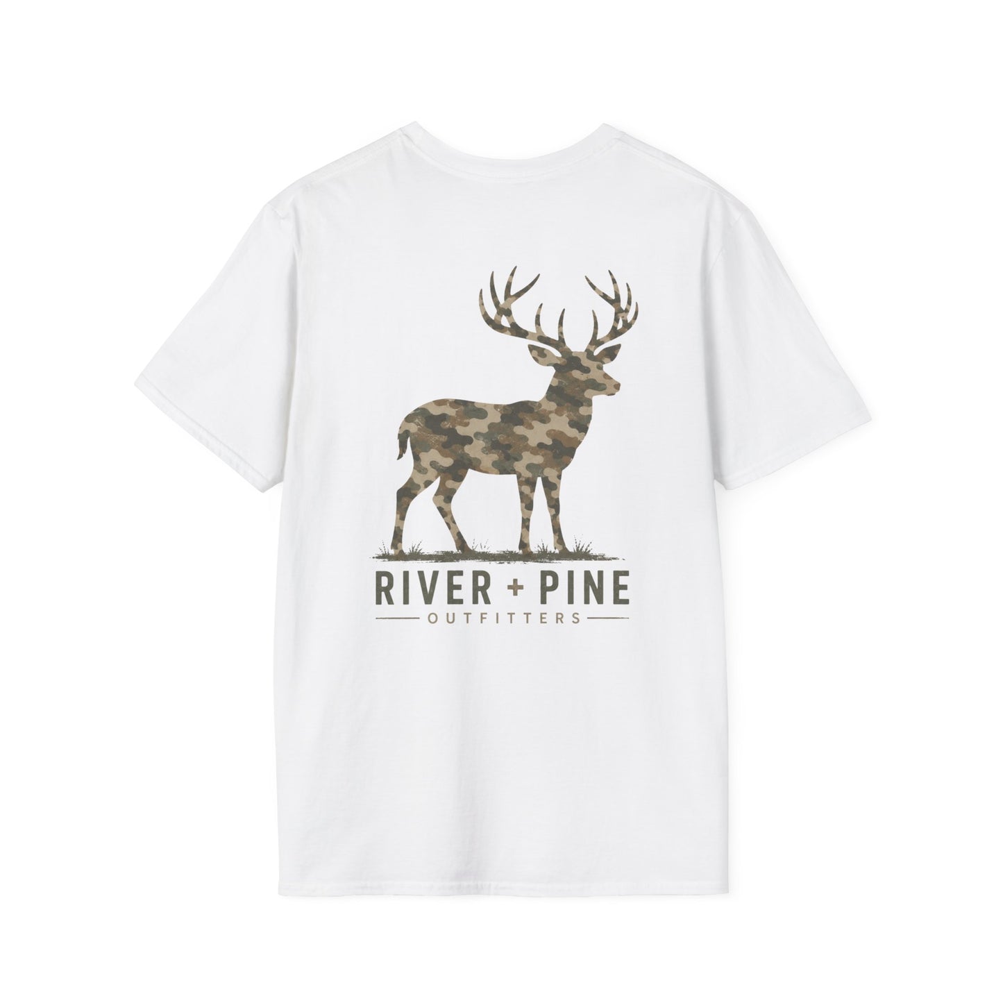 River + Pine Muted Modern Camo Men's Tee
