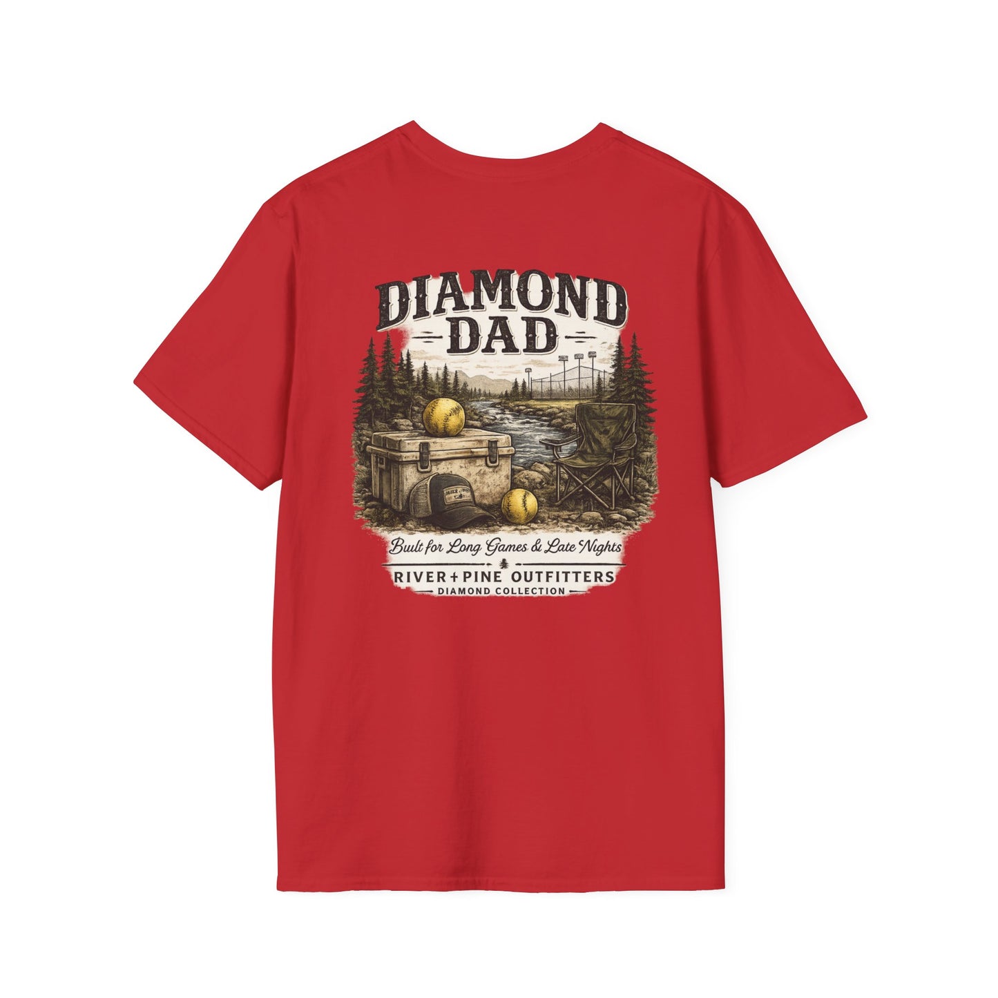 River + Pine - Diamond Dad T-Shirt – Vintage Cooler and Softballs