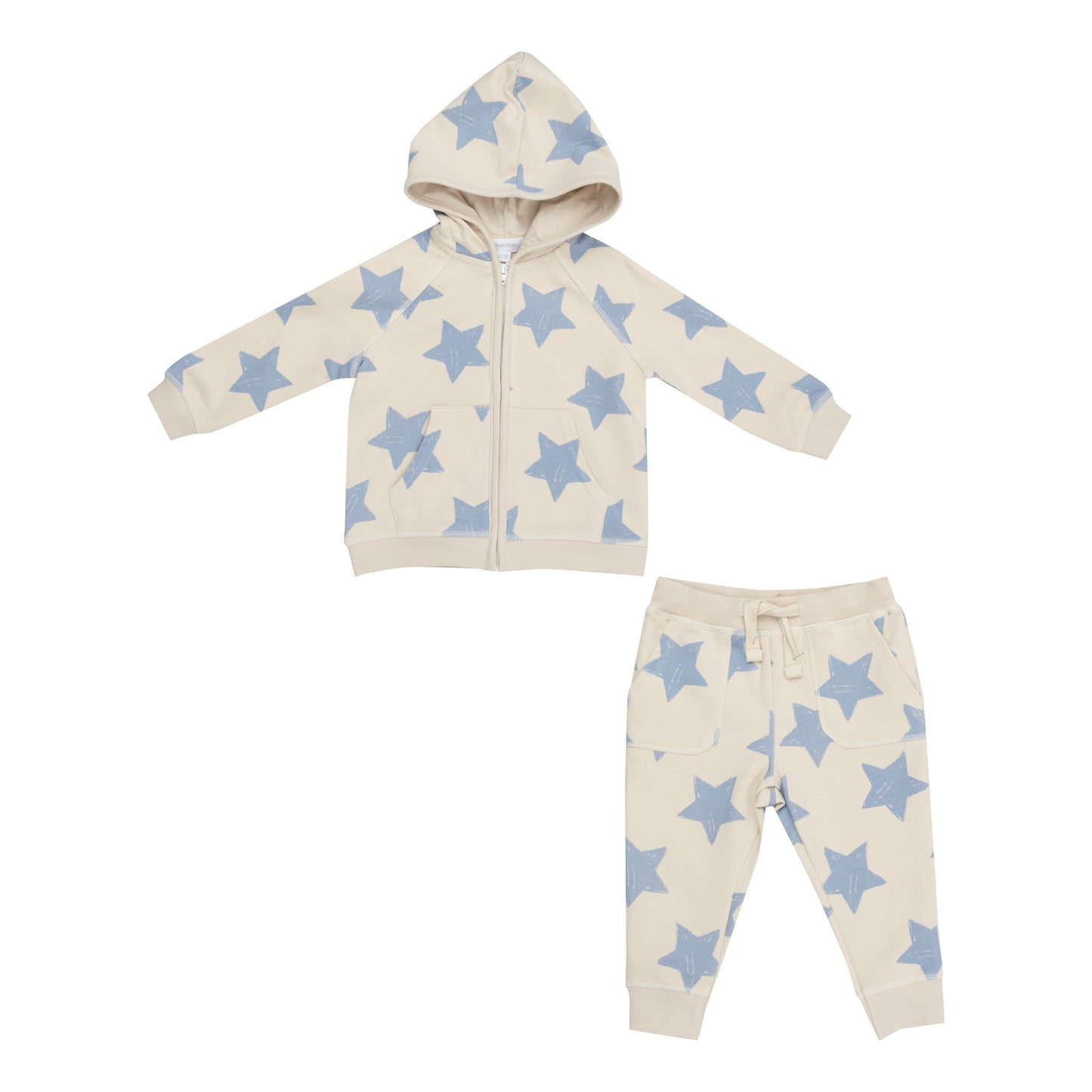 Hoodie And Jogger - Sketchy Stars Blue