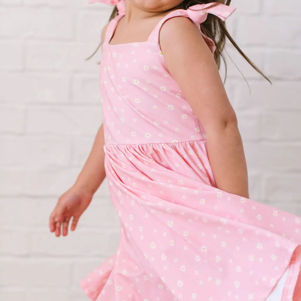 Valerie Dress in Pink Petals 