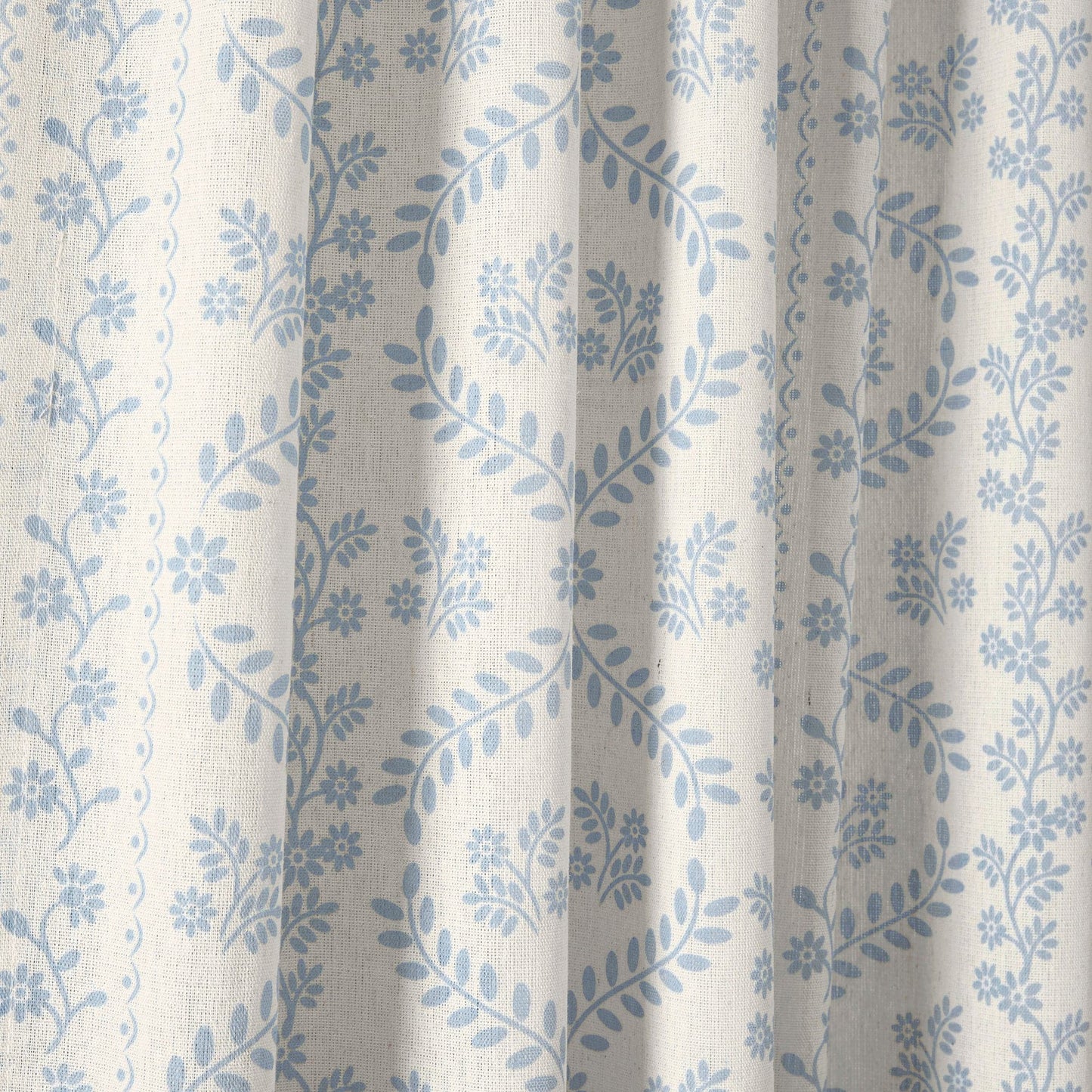 Doreen Delicate Floral Window Curtain Panel Set