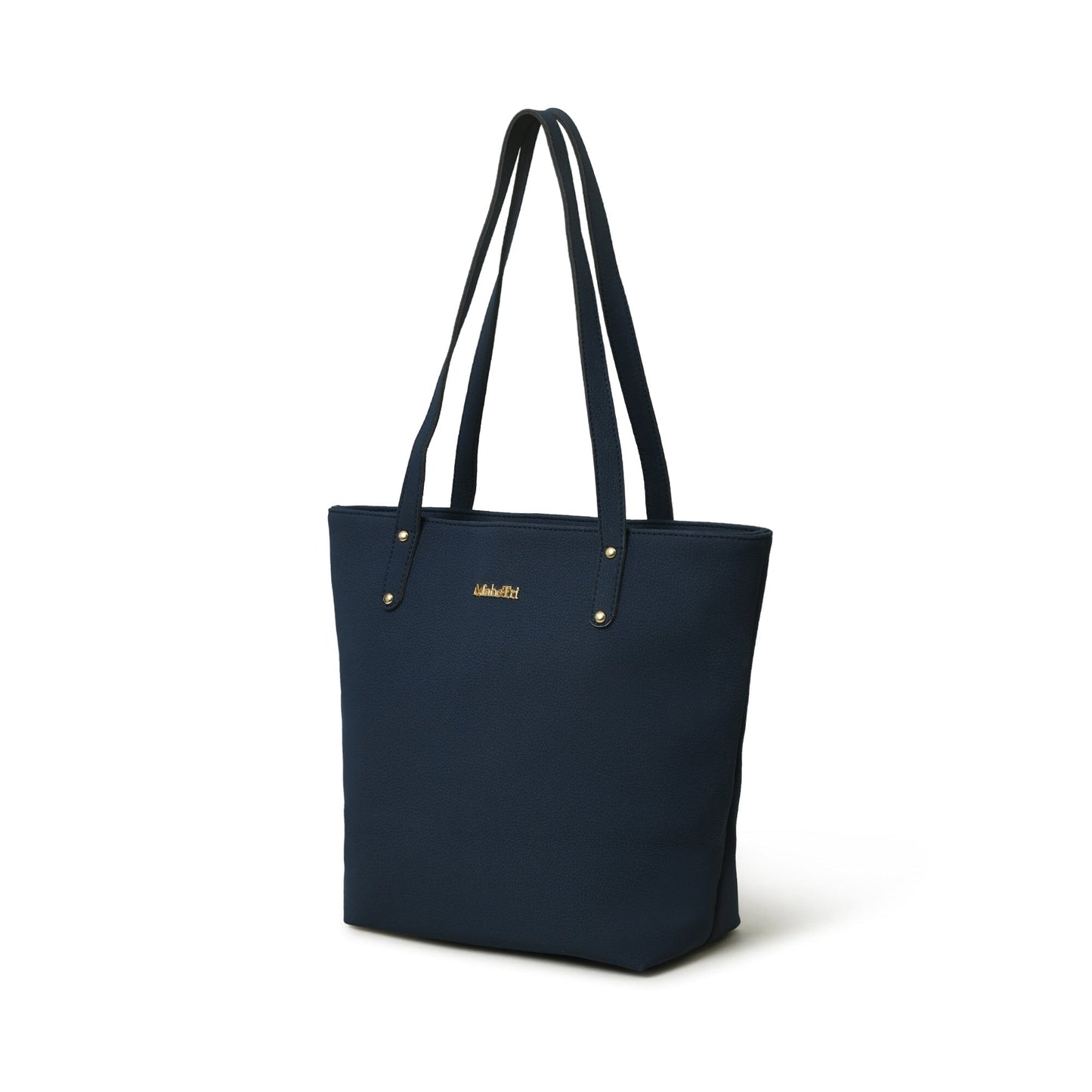 Era Vegan Leather Tote - Navy Blue