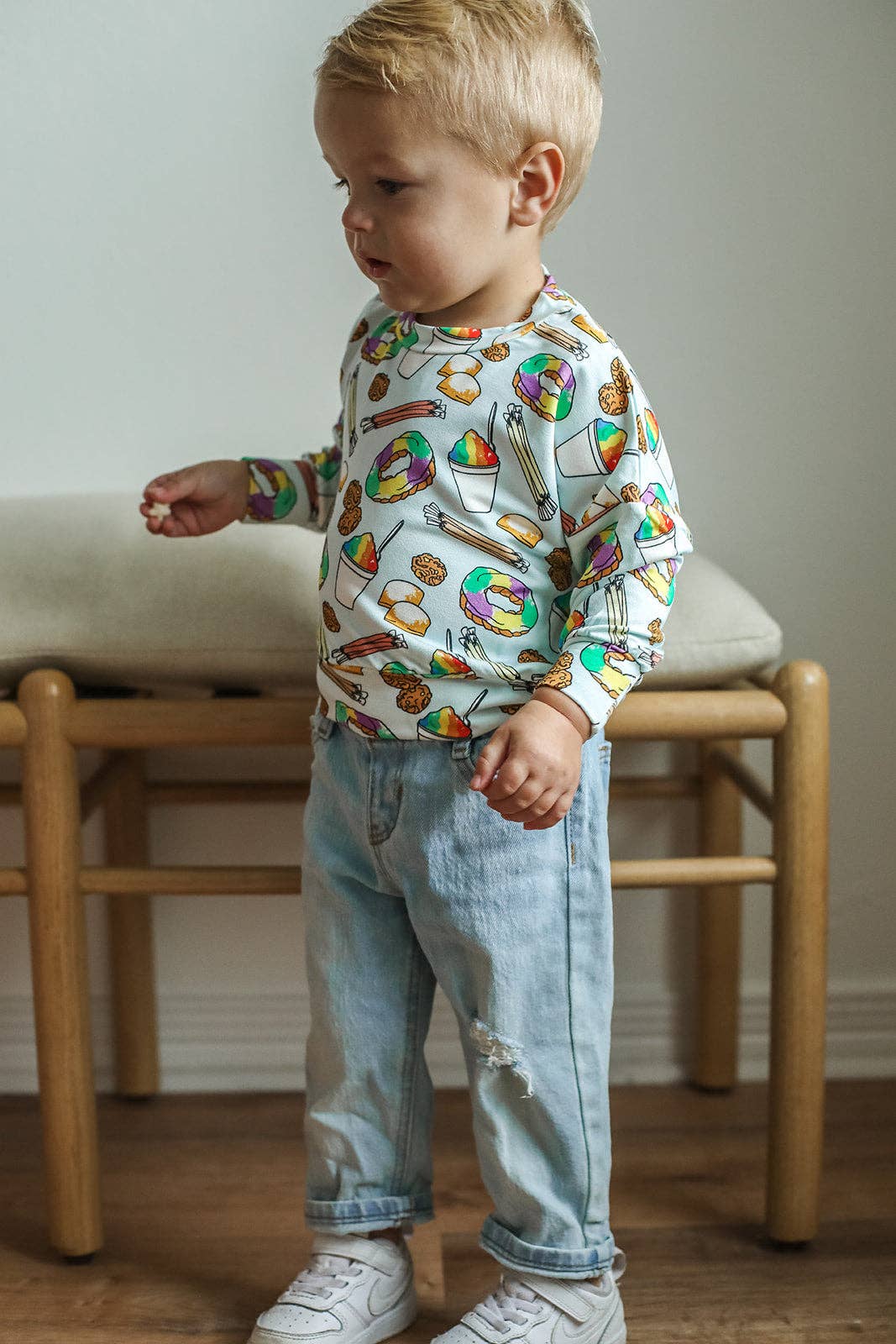 Southern Slumber - Blue Southern Sweets Bamboo Sweatshirt
