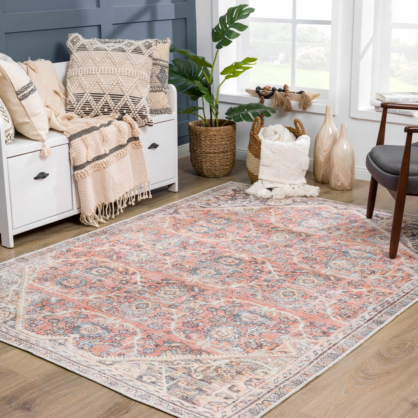 Konstantina Washable Area Rug - Clearance