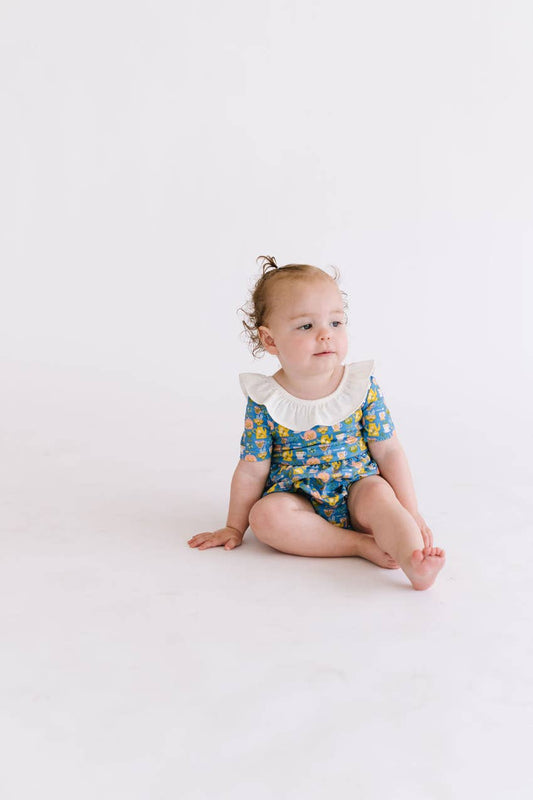 Harlow Romper in Tea Party