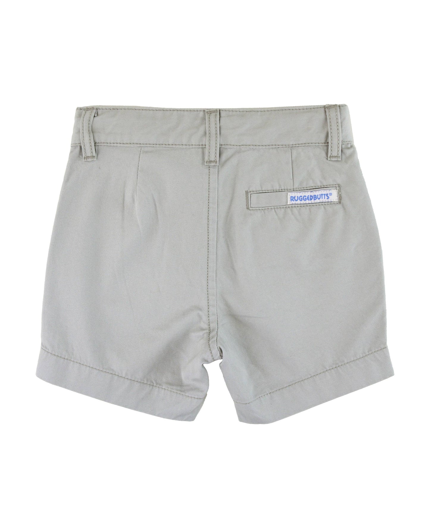 RuffleButts - Harbor Gray Chino Shorts